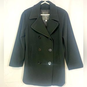 J. Percy Women’s Black Peacoat size Large